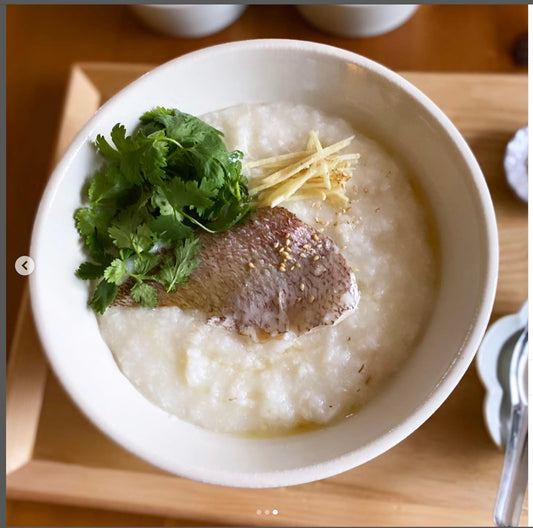 あぶの粕漬けを使ったアレンジ中華粥